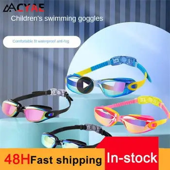 1-10 бр. Професионални цветни детски силиконови очила за плуване, фарове за мъгла, UV очила за плуване водоустойчив силиконови очила за плуване