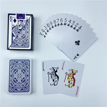 1 бр. карти за игра Пластмасови карти за игра Водоустойчив карти за игра на Покер домашни семейни забавления игри Baralho Game