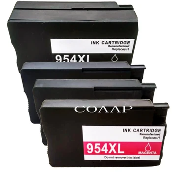 1 комплект съвместими възстановени касети с мастило hp 954XL за принтер OfficeJet Pro 8710 8720 8740 8730 
