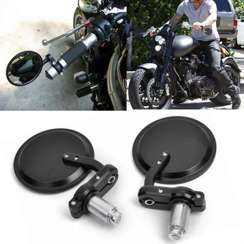 1 чифт мотоциклетни огледала за обратно виждане Широка гама от универсални огледала за обратно виждане за мотоциклет, велосипед, за задно виждане, ляво и дясно огледала