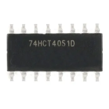 10 БР Интегрални схеми демультиплексора 74HCT4051D СОП-16 SMD 74HCT4051