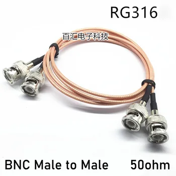 10 БР. кабел RG316 50 Ома коаксиален кабел BNC plug-BNC штекерный конектор В9 КАБЕЛ 0,1 м 0,4 м 1 м