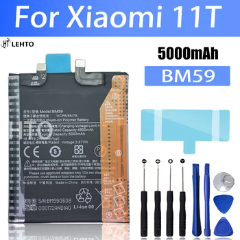 100% Нова оригинална батерия BM59 за xiaomi 11T Подмяна на телефон Bateria