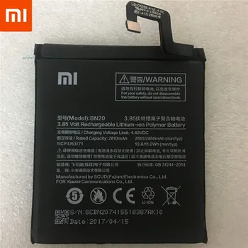 100% Оригинален резервен нова батерия BN20 2810 ма за Xiaomi Mi 5C M5C батерията в наличност с номер за проследяване