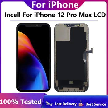 100% Тествани LCD дисплей INCELL за iPhone 12 Pro Max с цифров преобразувател LCD дисплея в колекцията, която замества детайли инструменти