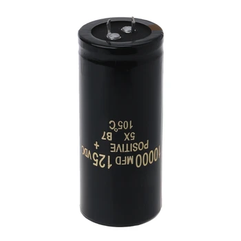 125 от 10 000 uf алуминиеви електролитни кондензатори може да замени 120 100 В аудио 35x80 мм