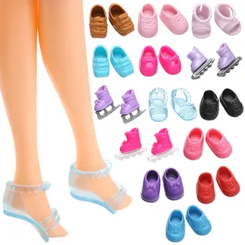 16 см стоп-моушън обувки, сладки сандали принцеса, дрехи за кукли от PVC, обувки за каране на ролери за 1/8 куклен тела, аксесоари за кукли, детски играчки