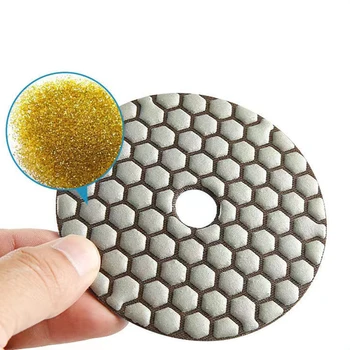 1бр 3-инчов 80-мм диамантени полиращи площадки Абразивни сухи шлифовъчни дискове за гранит, мрамор на плочки от кварцов камък