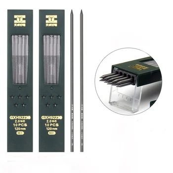 2.0 мм HB 2B очна линия за пълнене на механични моливи Взаимозаменяеми натиснете Автоматичен молив за зареждане на моливи, Корейски канцеларски материали Училище офис