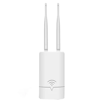 2,4 G/5G Безжичен WiFi AP Router 1200 Mbps с антена 2X5DBi Поддръжка на PoE и източник на постоянен ток за Външен монитор Plug EU