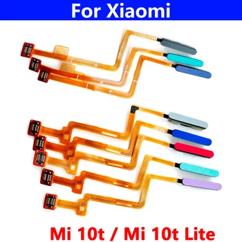 20 бр., сензорен четец на пръстови отпечатъци, гъвкав кабел за Mi 10T Pro, лента за бутона Home, идентификационен сензор Flex за Xiaomi Mi 10T Lite