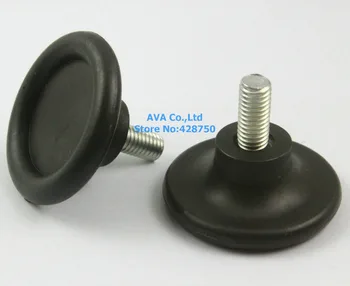 20 черни M8x17 мм, на основата на 45 мм, регулируема поставка за мебелни крака, выравнивающая маса поставка за крачета
