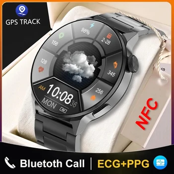 2023 NFC Смарт Часовници Мъжки GPS Track Bluetooth Предизвикателство Спортни Часовници Безжична Зареждане на Потребителски Циферблат наблюдение на сърдечната честота, ЕКГ Smartwatch За Xiaomi