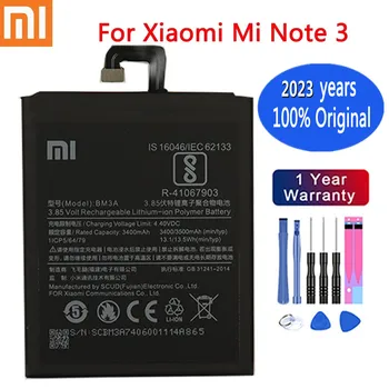 2023 Година Xiaomi Оригинална Батерия За Телефон BM3A За Xiaomi Mi Note 3 Note3 3300 mah Батерии За Телефони с Висок Капацитет + Инструменти