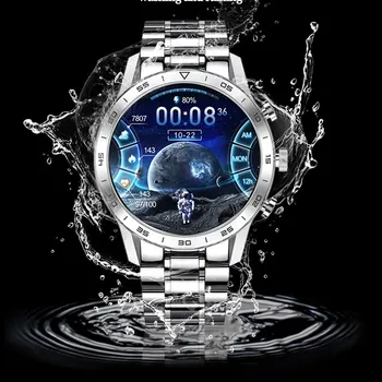 2023 Луксозни умни часовници за мъже, извършващи разговори, пълноцветен екран, водоустойчив умни часовници, спортни фитнес тракер, часовници за Android и IOS