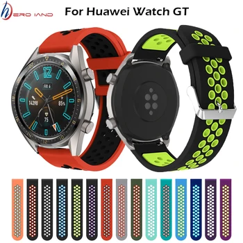 22 мм Въжета за часа Huawei Watch Gt Каишка/honor Magic/Galaxy Watch 46 мм Каишка Силикон Каишка Смарт Часовници Замени Гривна