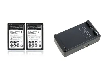 2x EB-B800BE 3500 mah Взаимозаменяеми Батерия + Зарядно Устройство За Samsung Galaxy Note III 3 N9000 N900/T/V/P N9002 N9005 N9006 N9008