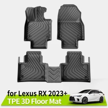 3D Подложки за Lexus RX 2023 2024 при всякакви метеорологични условия-Мини Водоустойчива Подплата Аксесоари TPE За Управление на Лявата Ръка