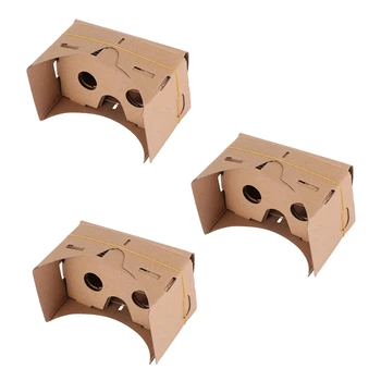 3X6 инча направи си САМ 3D VR Очила за виртуална реалност и фазер за Google Cardboard