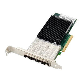4 Порта PCIExpress3.0 PCIE X8 4 Порта 10 Gb Четырехпортовый Оптичен адаптер NIC Мрежова карта Чипсет INTELX710 Мрежов Адаптер