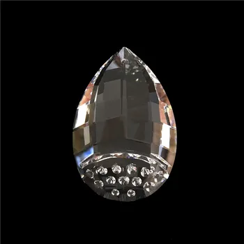 40 бр./лот 76 мм, crystal prism, под формата на капка, полилей, окачване с покритие от стъкло, безплатна доставка