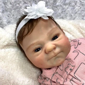 48 см Reborn Preemie Baby Doll Популярната Кукла Coco Malu Ръчна изработка с Високо Качество Истинска Мека На Допир Сладко Бебешко са подбрани Художествена Кукла