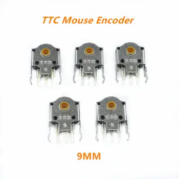 5 бр. Оригинални TTC 9 мм енкодер на мишката жълто жило за игра на мишката RAW deathadder Logitech G403 G603 G703 точност ръководят дълъг срок на експлоатация