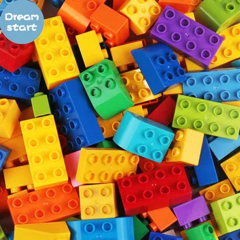 50 бр. строителни блокове с голям размер, детски играчки, играта за мозъка, креативни играчки за момчета
