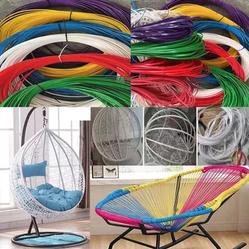 500 г Подвесная кошница Материал пластмаса ратан за плетене ръчно изработени Мебели, направи си сам, маса, стол, кръгла / плоска своеобразна полиетиленово въже