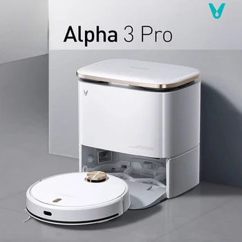 5300Pa Viomi Алфа 3 Pro, master автоматична автомивка, автоматична самоочищающаяся докинг станция и сушене с горещ въздух - Интелигентна вибрационна мивка