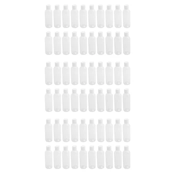 60 броя пластмасови бутилки за шампоан за обем 100 мл, пластмасови бутилки, за пътуване, контейнер за козметичен лосион