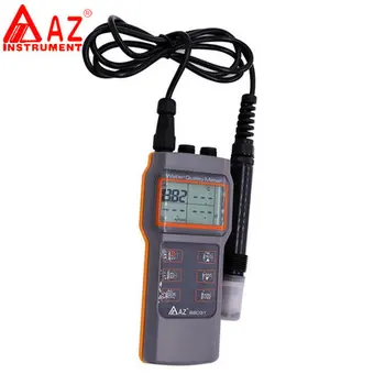 AZ86031 Обновена версия на AZ8603 зададено измерване на качеството на водата, Тестер разтворен кислород, зададено измерване на РН