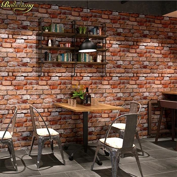 beibehang papel de parede Ретро носталгия антикварни 3d каменни зидове тапети бар кафе тапети начало декор на 3D тапети