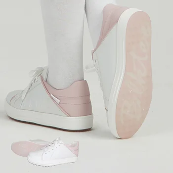 Blktee/ дамски дишащи обувки за тренировки, подходящ за носене спортни маратонки за голф, дамски ультралегкая обувки, ежедневни малка бяла обувки