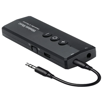 Bluetooth Адаптер 3 в 1 Аудио безжичен предавател приемник с кабел 3.5 мм за слушалки, стереодинамика, радио, кола