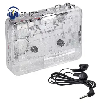 Capture USB касети радиоплеер Преносим конвертор USB касетофон в MP3 Заснемане на аудио музикален плеър, касетофон