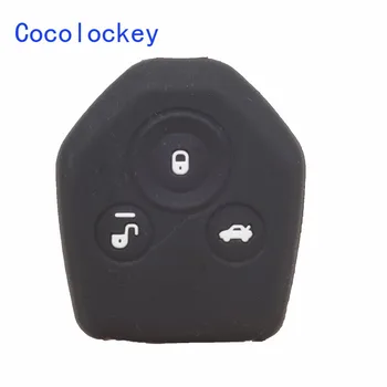 Cocolockey Силиконов Калъф за Дистанционно на ключа на Автомобила под формата На Миди Ключодържател Кожено Яке, Подходящи за Subaru Legacy Tribeca Forester, Impreza Xv 3 Бутон за Защита