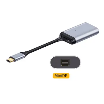 CY USB-Type C C до Mini Displayport Монитор Конвертор Адаптер 4 За 2 До 60 Hz с Клъстер Пристанище хранене PD за Лаптоп, Таблет и Телефон