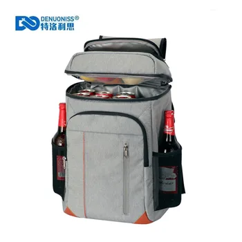 DENUONISS 22L Чанта-хладилник, 100% Запечатани голяма изолирано чанта за пикник на открито, плажни термосумка, автомобилен хладилник-хладилник за хранителни продукти