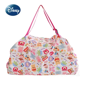 Disney Pooh Bear Нова Дамска Чанта, Модерен Преносим Пътна Чанта, Голям Капацитет, Многофункционална Чанта За Съхранение