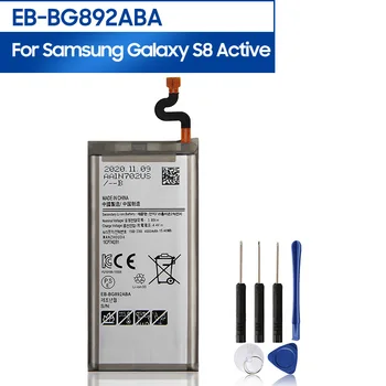 EB-BG892ABA взаимозаменяеми батерия за Samsung Galaxy S8 Активен батерия за мобилен телефон с безплатни инструменти 4000 mah