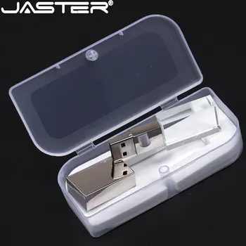 JASTER USB Флаш памети Gold Crystal 128 GB Безплатно персонализирано Лого U Диск, 64 GB Външна памет 32 GB Карта памет 16 GB Карта памет 8 GB