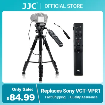 JJC VCT-VPR1 Статив с дистанционно управление Видео Статив за Sony FX30 A7R A7IV A7/A7R IV III II ZV1 ZV-1 A6600 A6500 A6400 A6300 A7SIII