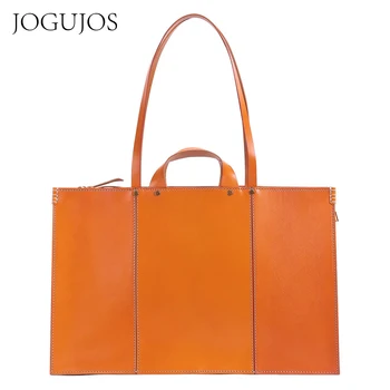 JOGUJOS, Нови Чанти за Ръце от Естествена Кожа, Дамски 2020, Дизайнерски Луксозни Модни Дамски Чанти на рамо за Жени, Благородна Женска Чанта