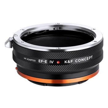 K & F Концепция EF-E, Canon EOS EF Монтиране на Обектив на Sony E FE Монтиране на Камери Преходни Пръстен за Sony A6400 A7M3 A7R3 A7M4 A7R4