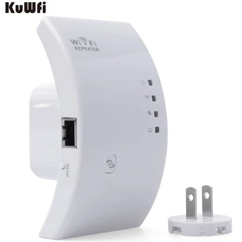 KuWFi Wireless-N Wifi Ретранслатор 802.11 N/B/G Удължител обхвата на Мрежова точка за достъп Външен Безжичен Ретранслатор на 300 М 2dBi Антена В Продажба
