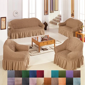L-образна комбиниран калъф за дивана 1/2/3/4, высокоэластичный и дишаща, хит на продажбите, калъф за диван с възможност за сгъване на облегалката