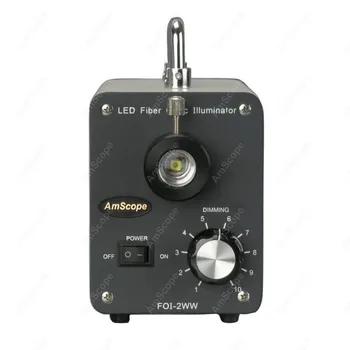 Led студен оптичен осветител -AmScope доставя led студен оптичен осветител с мощност 50 W