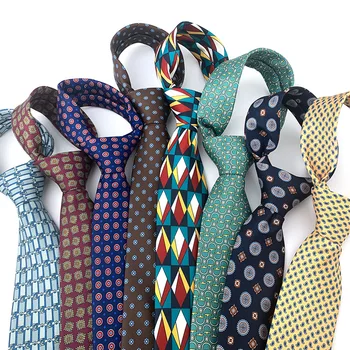 Linbaiway Вратовръзки с принтом от Полиестер за мъже на S, Широки Вратовръзки За Мъжете, Сватбени Костюми, Вратовръзка Gravatas, Мъжки Бизнес Вратовръзки Corbatas
