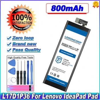 LOSONCOER L17D1P36 батерията с капацитет от 800 mah за Lenovo IdeaPad Pad L17D1P36 батерия за вашия мобилен телефон